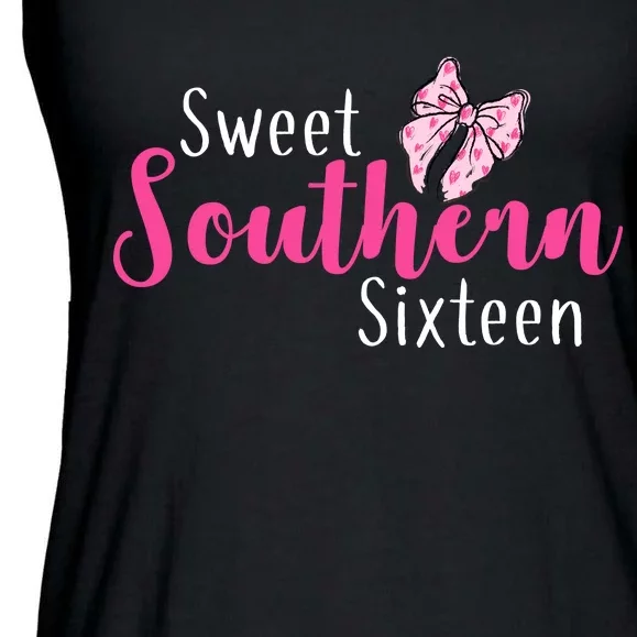 Sweet Southern Sixteen Ladies Essential Flowy Tank