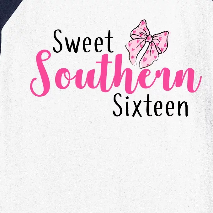 Sweet Southern Sixteen Baseball Sleeve Shirt