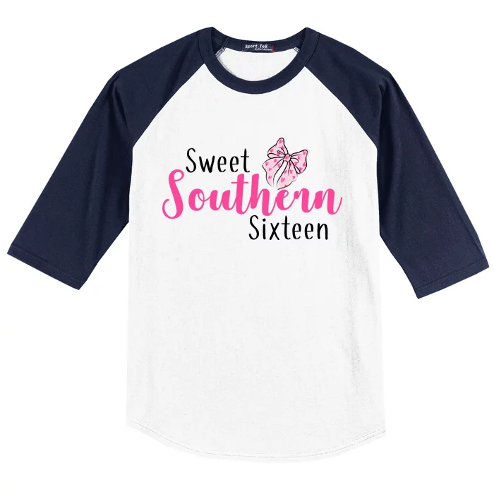 Sweet Southern Sixteen Baseball Sleeve Shirt