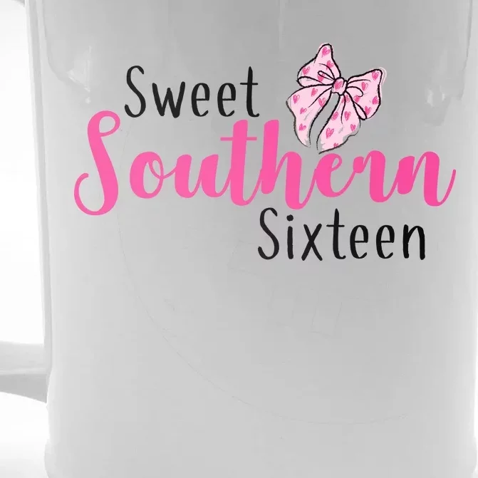 Sweet Southern Sixteen Front & Back Beer Stein