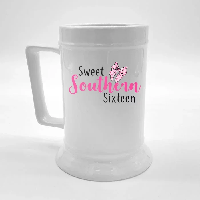 Sweet Southern Sixteen Front & Back Beer Stein