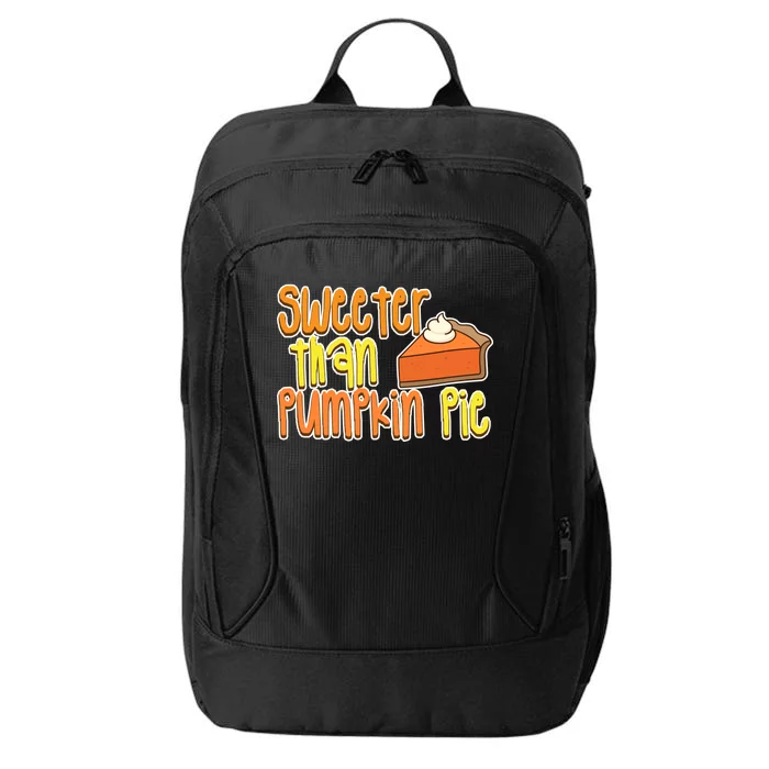 Sweeter Than Pumpkin Pie City Backpack