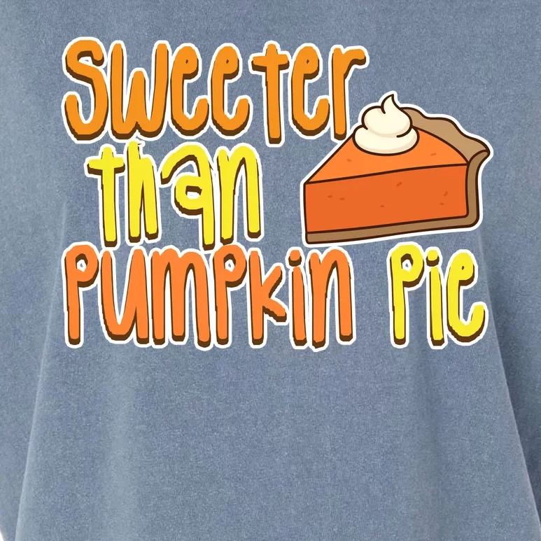 Sweeter Than Pumpkin Pie Garment-Dyed Women's Muscle Tee