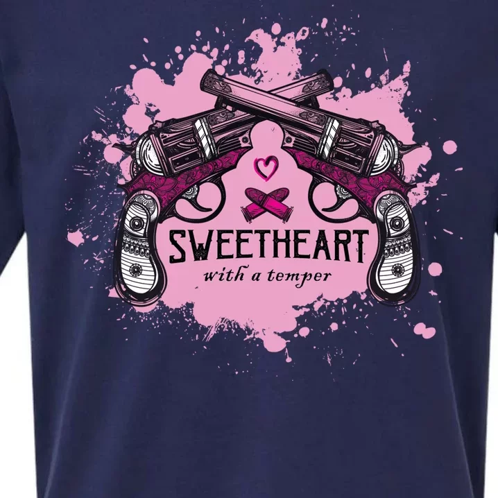 Sweetheart With A Temper Sueded Cloud Jersey T-Shirt