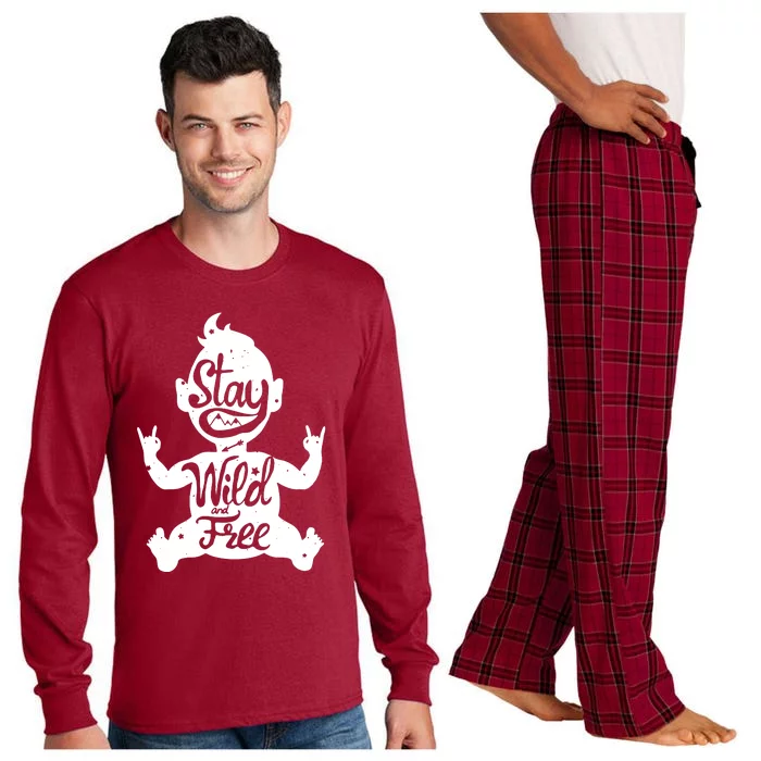 Stay Wild & Free Long Sleeve Pajama Set