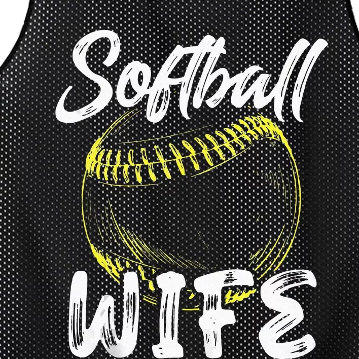 Softball Wife For Women Family Matching Players Mothers Day Mesh Reversible Basketball Jersey Tank