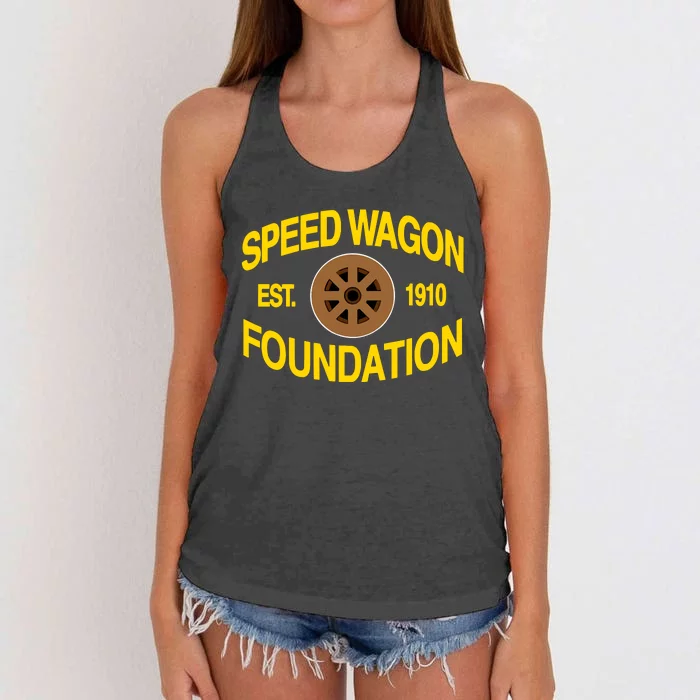 Speed Wagon Foundation Est 1910 Women's Knotted Racerback Tank