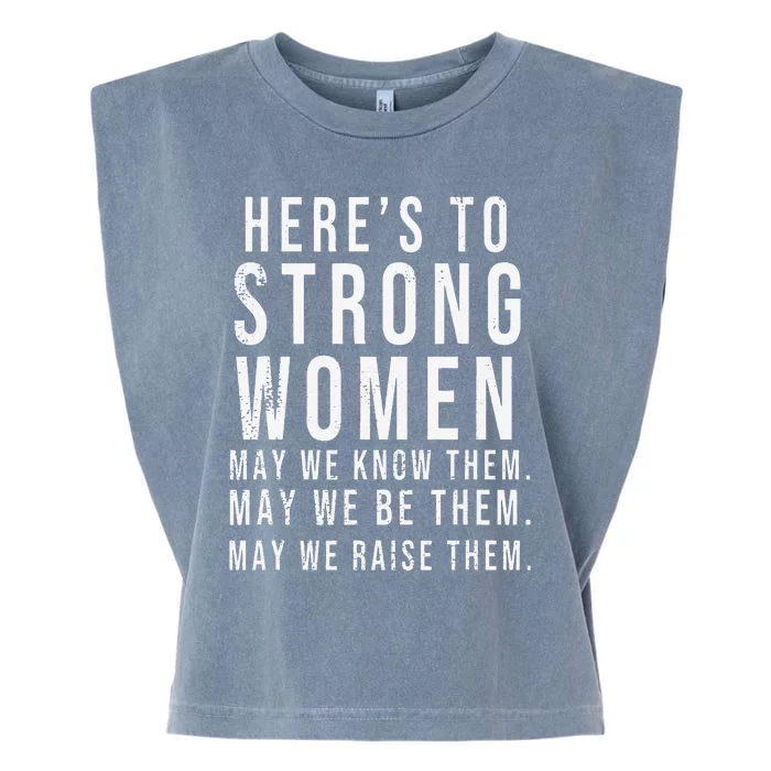 Strong Women Feminist International Women's Day Women's Day Garment-Dyed Women's Muscle Tee