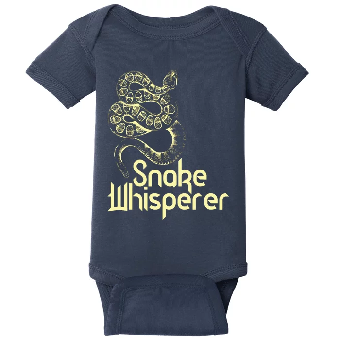 Snake Whisperer Funny Baby Bodysuit