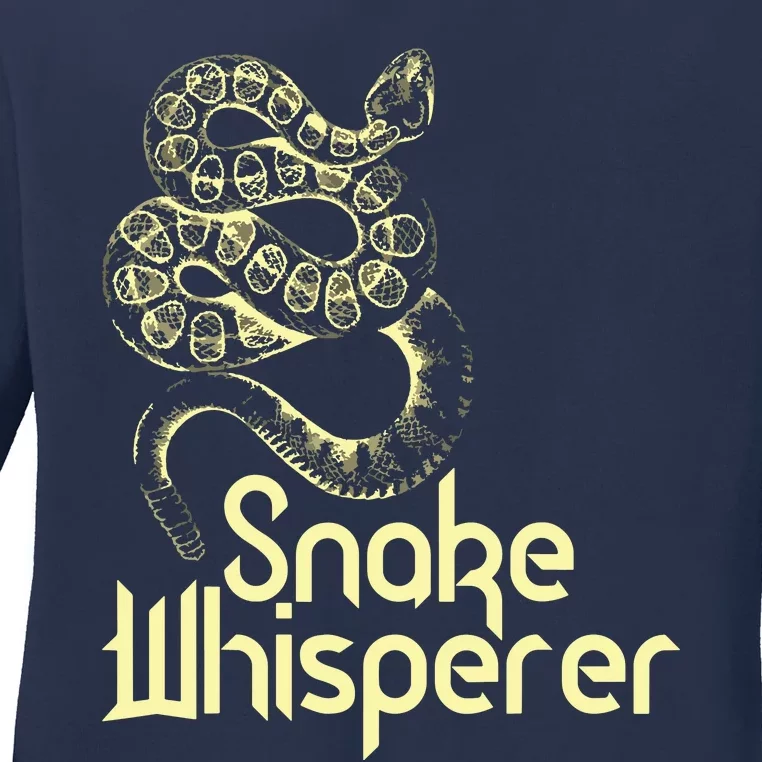 Snake Whisperer Funny Ladies Long Sleeve Shirt