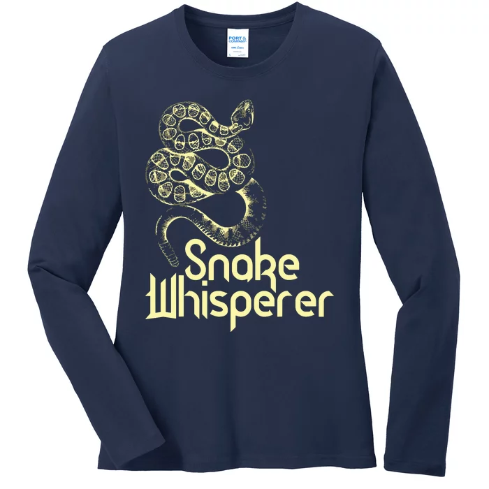 Snake Whisperer Funny Ladies Long Sleeve Shirt