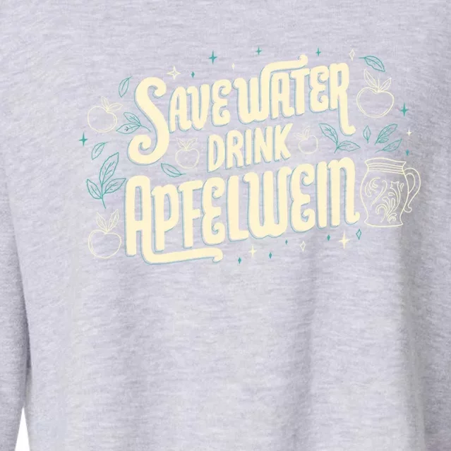 Save Water Funny Quotes Cool Gift Cropped Pullover Crew