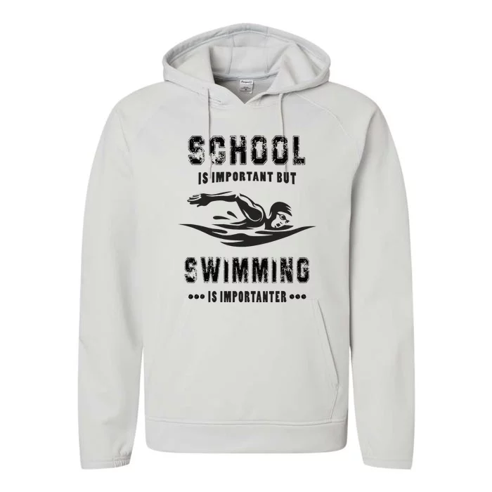 School wimming Fun School Performance Fleece Hoodie