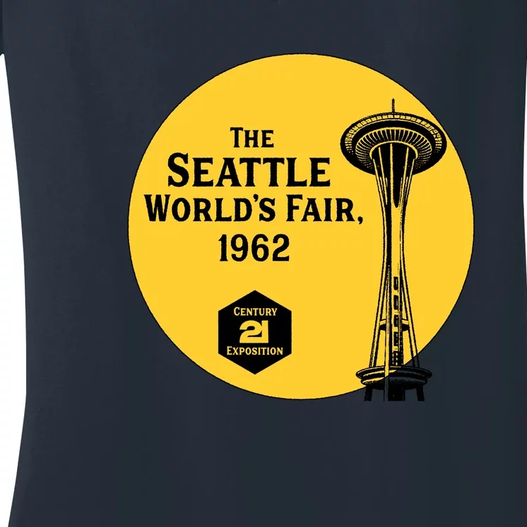 Seattle WorldS Fair Women's V-Neck T-Shirt