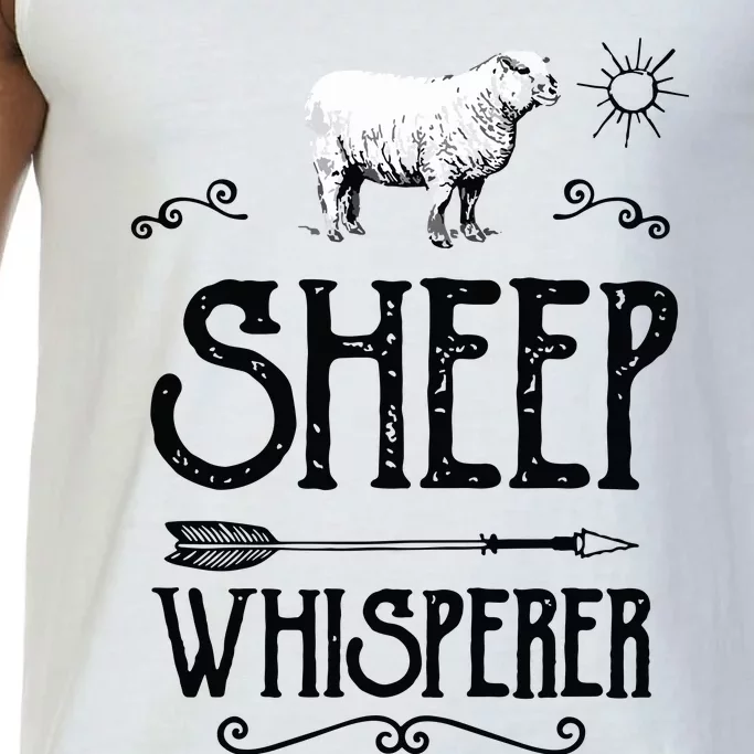 SHEEPP WHISPERER Funny Design Gift For Men Women Boy Girl Comfort Colors® Tank Top