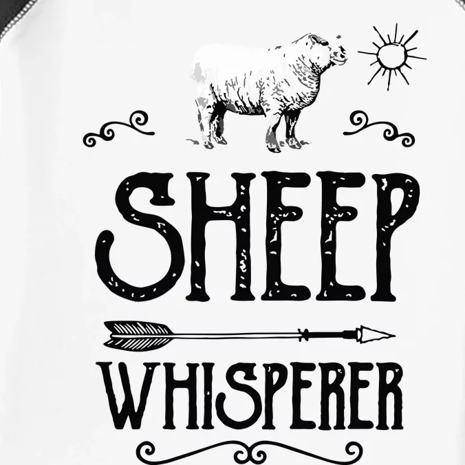 SHEEPP WHISPERER Funny Design Gift For Men Women Boy Girl Infant Baby Jersey Bodysuit