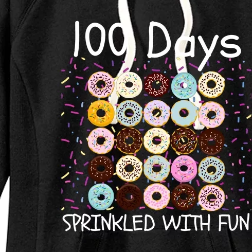 Sprinkled With Fun 100 Days Women's Fleece Hoodie