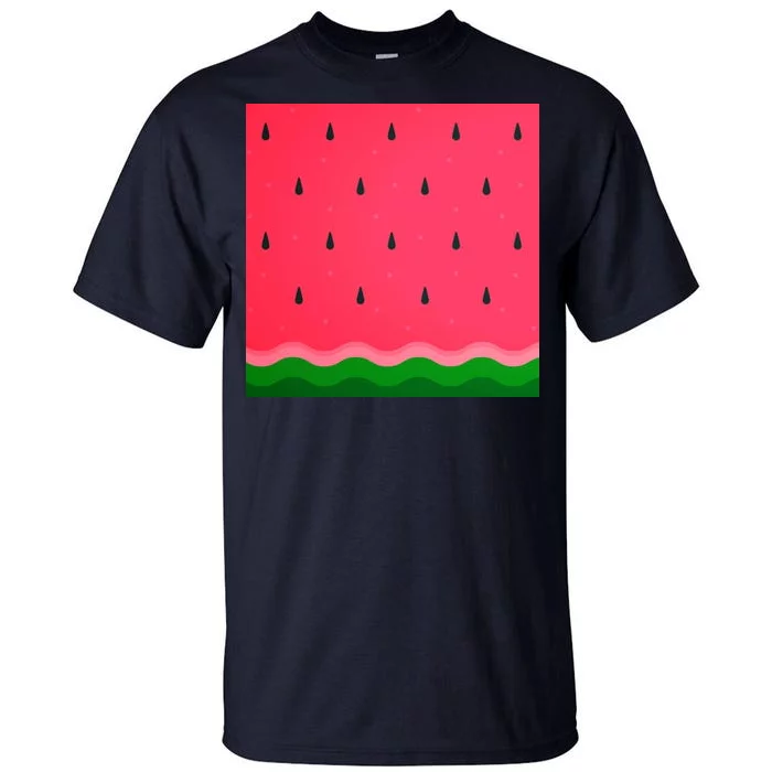 Summer Watermelon Fruit Pattern Tall T-Shirt