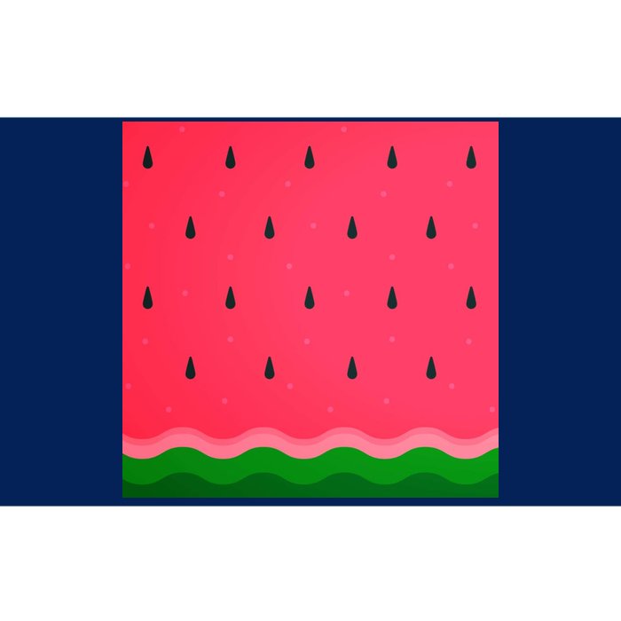 Summer Watermelon Fruit Pattern Bumper Sticker