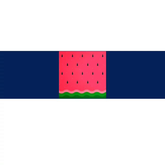 Summer Watermelon Fruit Pattern Bumper Sticker