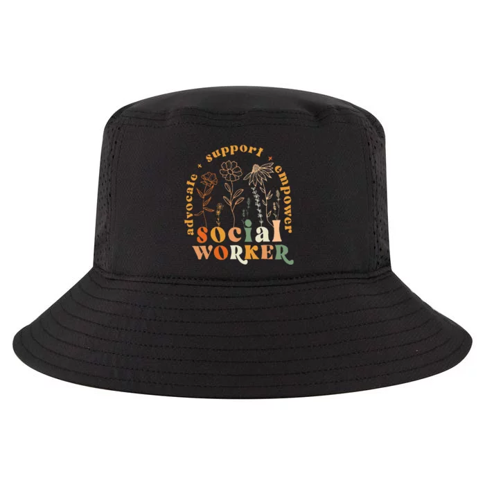 Social Worker Funny Social Work Month Cool Comfort Performance Bucket Hat