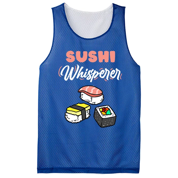 Sushi Whisperer For Sushi Lover Gift Mesh Reversible Basketball Jersey Tank