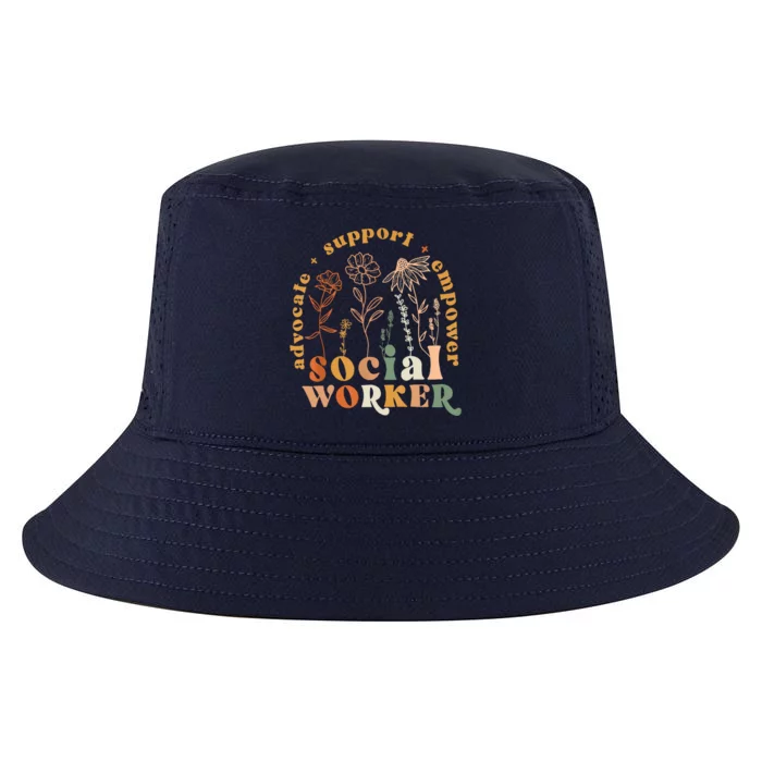 Social Worker Funny Social Work Month Cool Comfort Performance Bucket Hat