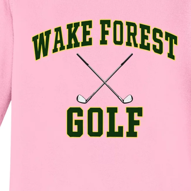 Salim Wake Forest Golfsalim Wake Forest Golf Baby Long Sleeve Bodysuit