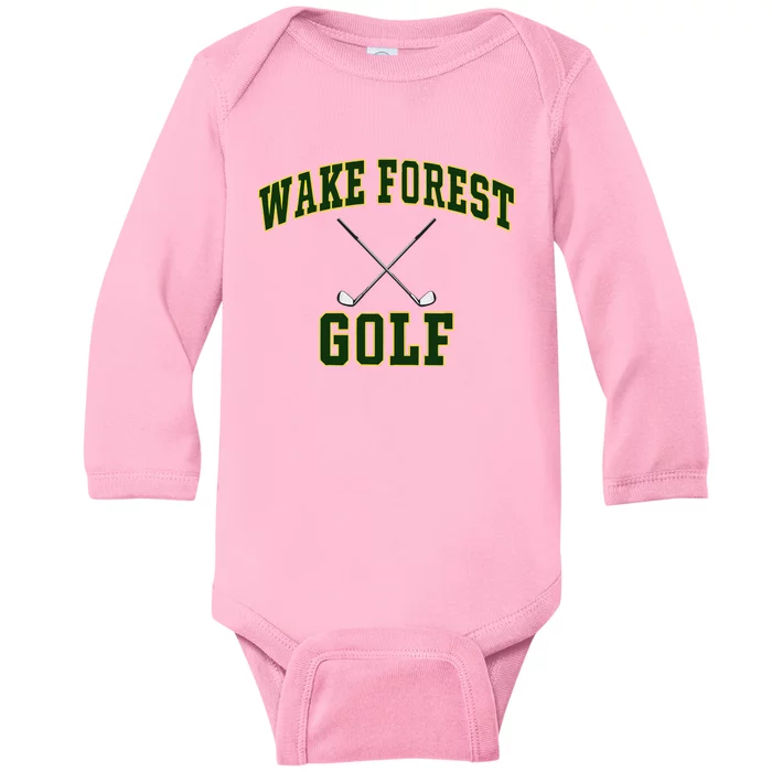 Salim Wake Forest Golfsalim Wake Forest Golf Baby Long Sleeve Bodysuit