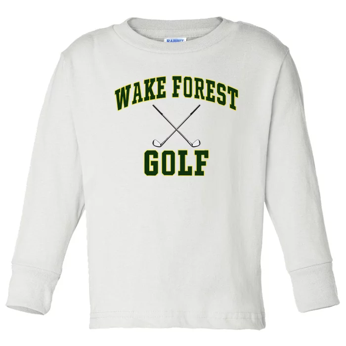 Salim Wake Forest Golfsalim Wake Forest Golf Toddler Long Sleeve Shirt