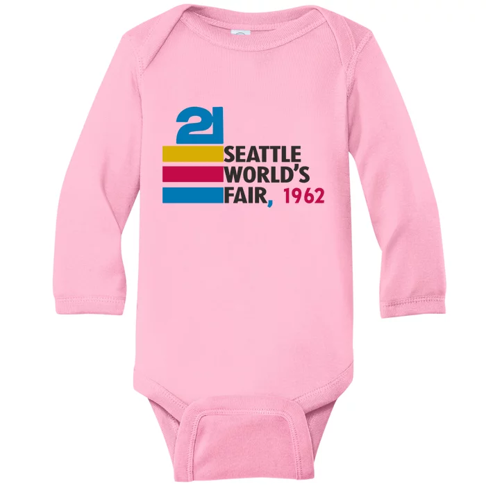 Seattle WorldS Fair Exposition Baby Long Sleeve Bodysuit