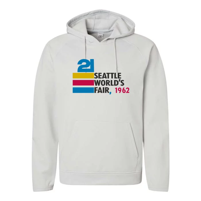 Seattle WorldS Fair Exposition Performance Fleece Hoodie