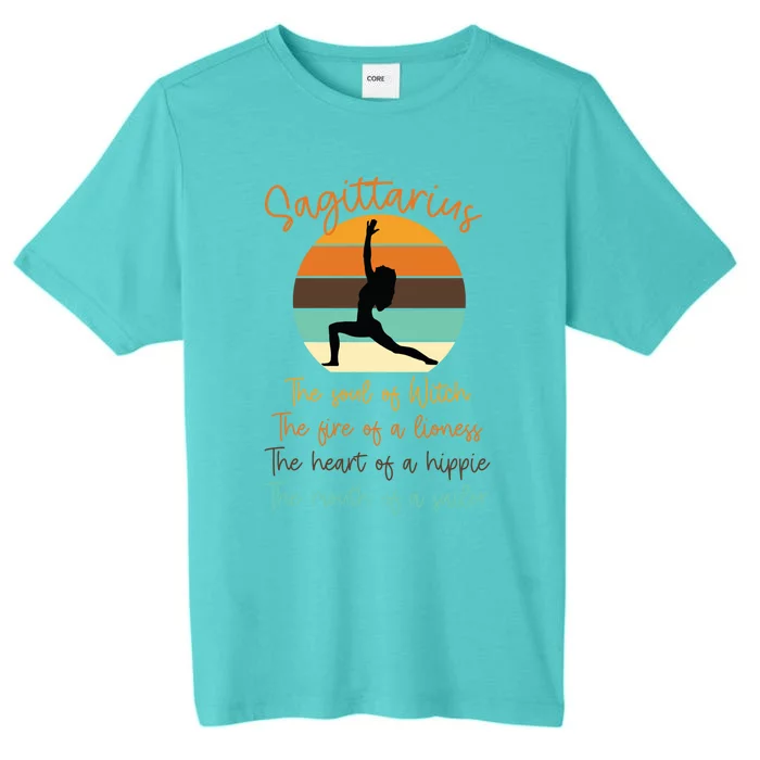 Sagittarius Witch Fire Lioness Hippie Sailor Gift Great Gift ChromaSoft Performance T-Shirt