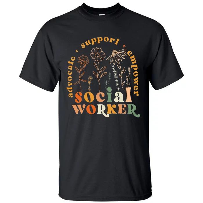 Social Worker Funny Social Work Month Tall T-Shirt