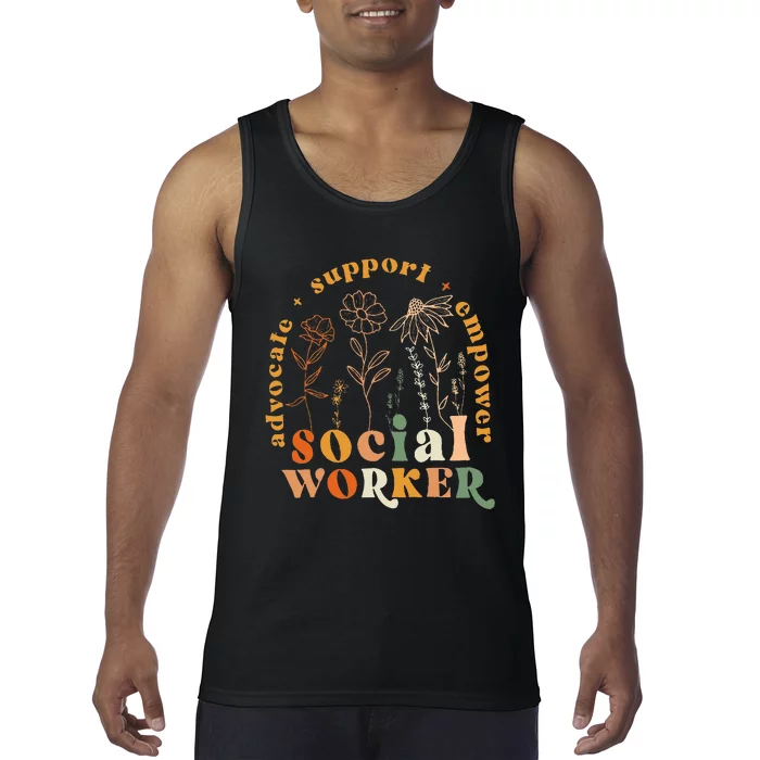 Social Worker Funny Social Work Month Tank Top