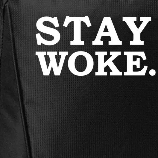 Stay Woke Gift Conscious Black Pride Proud Third Eye City Backpack