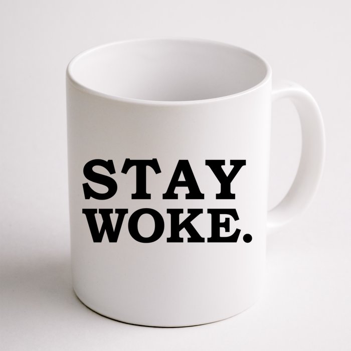 Stay Woke Gift Conscious Black Pride Proud Third Eye Front & Back Coffee Mug