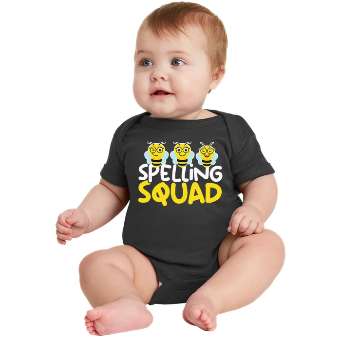 Spell Words Game Competitive Spelling Squad Spelling Bee Baby Bodysuit