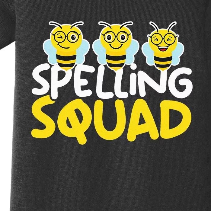 Spell Words Game Competitive Spelling Squad Spelling Bee Baby Bodysuit