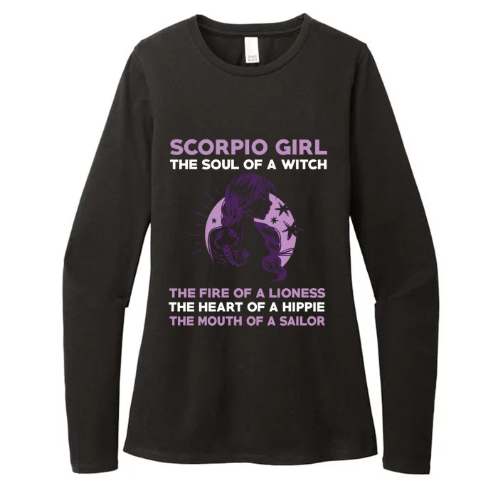 Scorpio Witch Gift Womens CVC Long Sleeve Shirt