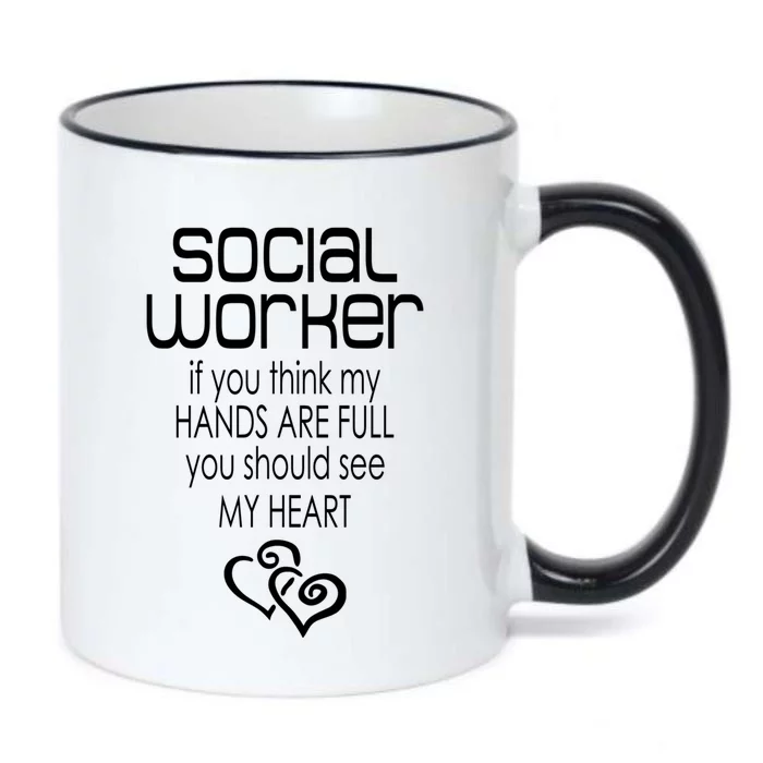 Social Worker Gift Social Work Month Gift Black Color Changing Mug