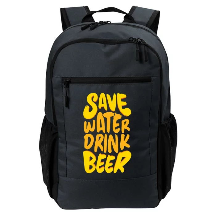 Save Water Gift Beer Gift Father's Day Pils Saying Gift Daily Commute Backpack