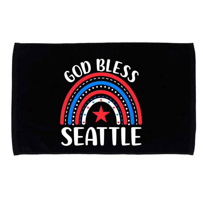 Seattle Washington Gift I Love Seattle Usa Gift Microfiber Hand Towel