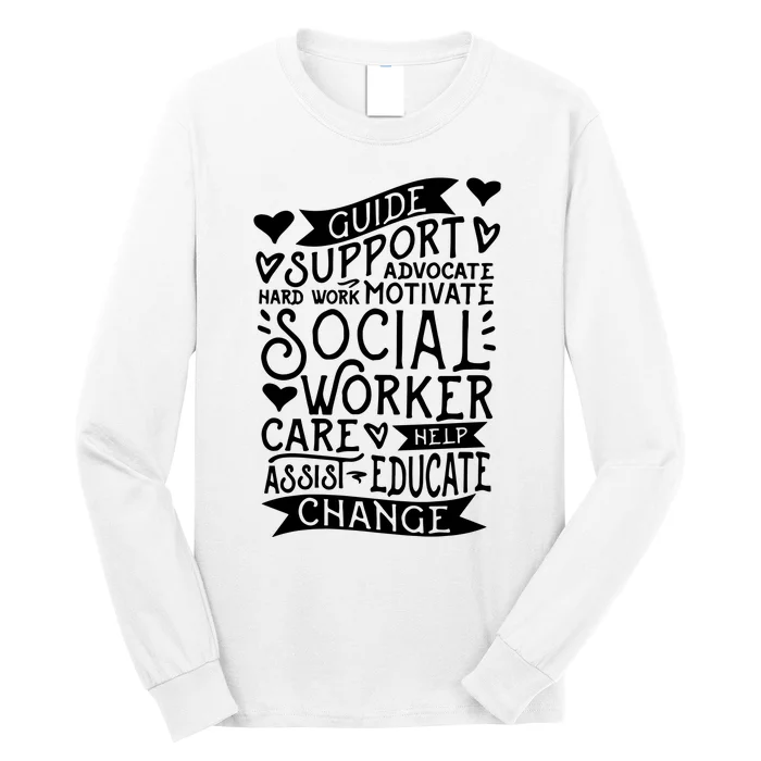 Social Work Graduation Long Sleeve Shirt