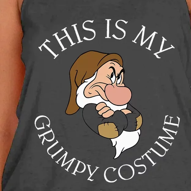 Snow White Grumpy Halloween This Is My Costume Women's Knotted Racerback Tank