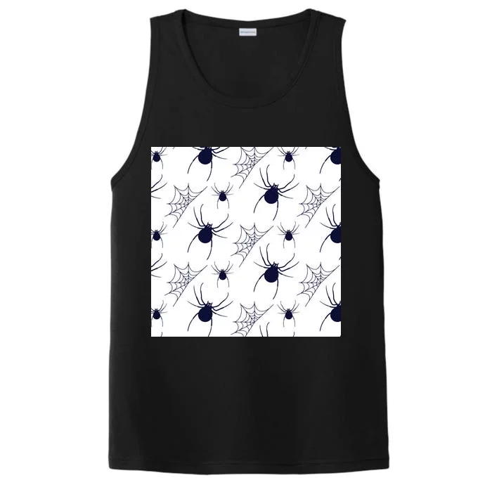 Spider Webs Halloween Performance Tank