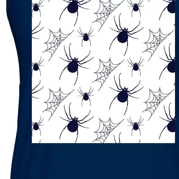 Spider Webs Halloween Ladies Essential Flowy Tank