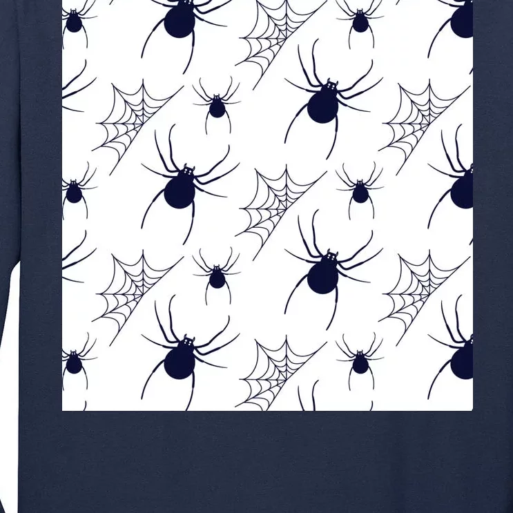 Spider Webs Halloween Tall Long Sleeve T-Shirt