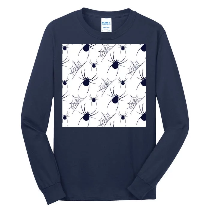 Spider Webs Halloween Tall Long Sleeve T-Shirt