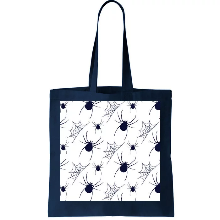 Spider Webs Halloween Tote Bag